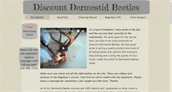 Desktop Screenshot of discountdermestidbeetles.com